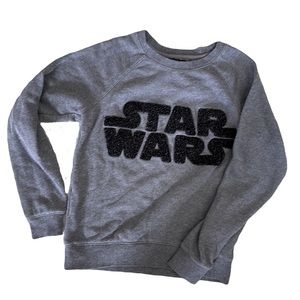 Official Star Wars sweatshirt gray women’s XS Lightly loved